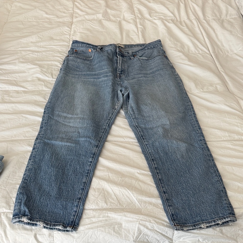 Madewell Classic Straight Jean Blue Jeans